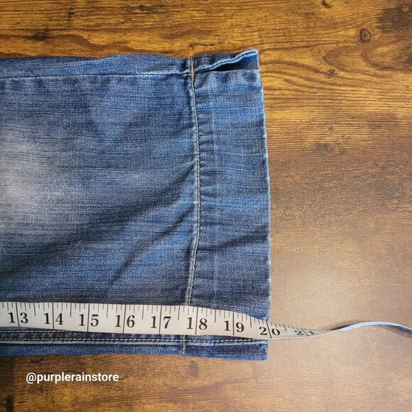 Vtg Maurices Capri Jeans Sz 4 Medium Light Wash Cotton Denim Country - Picture 9 of 12